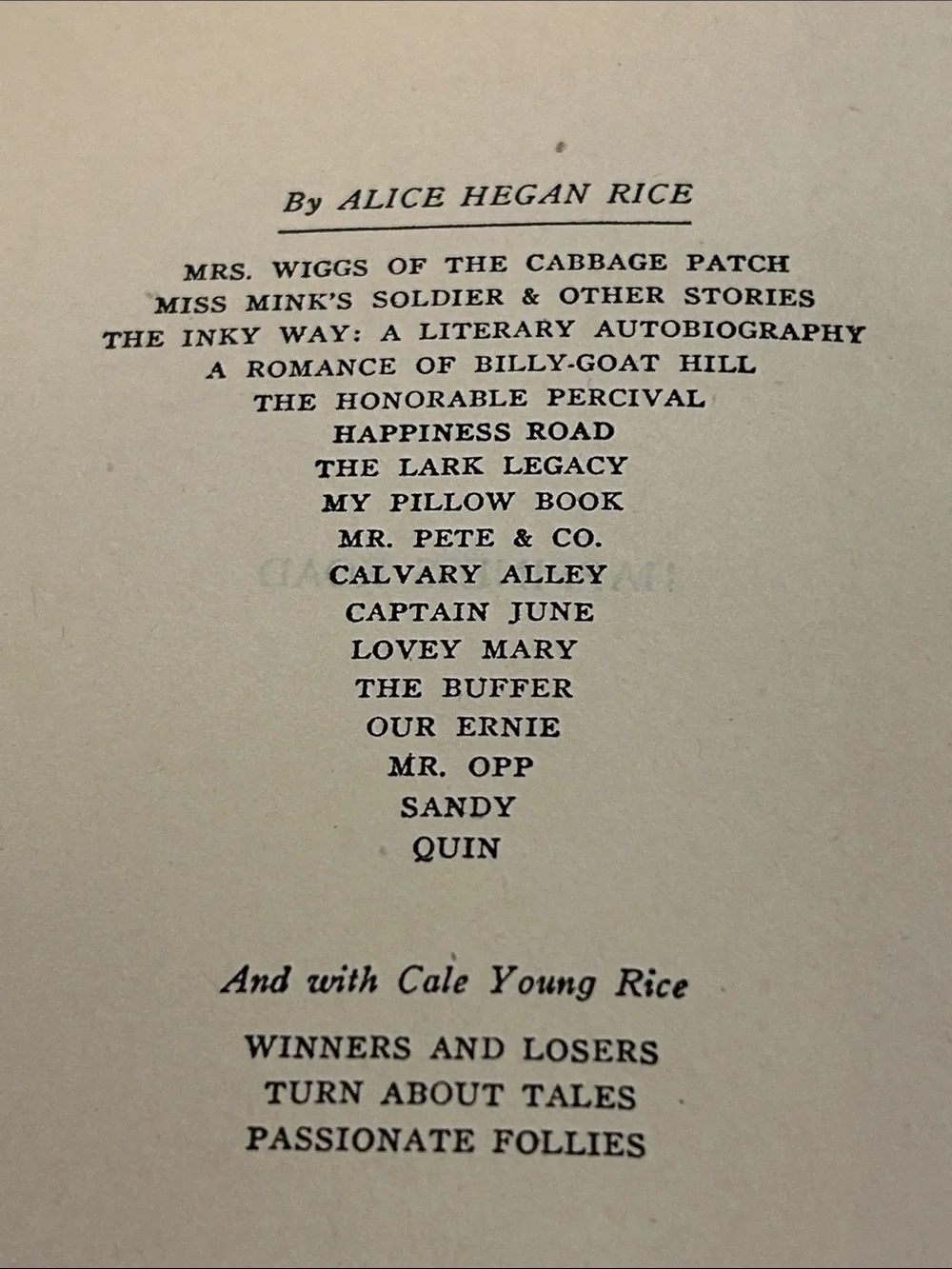 Happiness Road Alice Hegan Rice vintage book 1942 dust jacket Christian